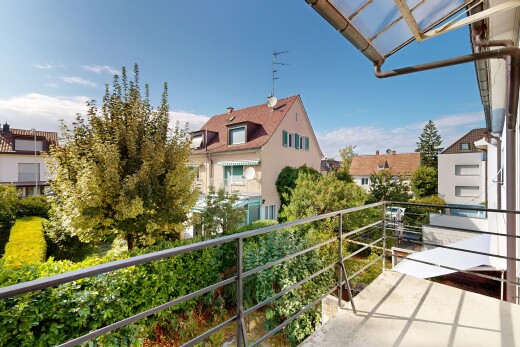 balkon mit balkon, view focus, from property, und day time