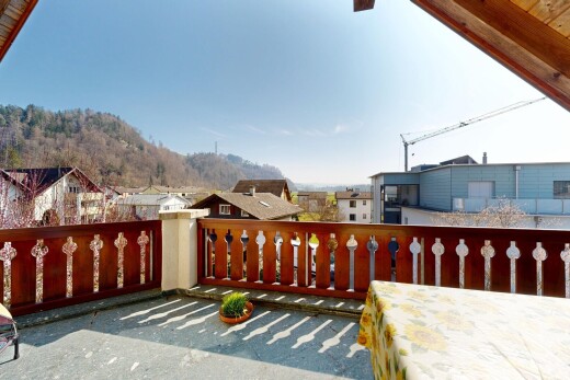 terrasse avec from property, day time, vue sur la montagne, mountain view, et vue résidentielle