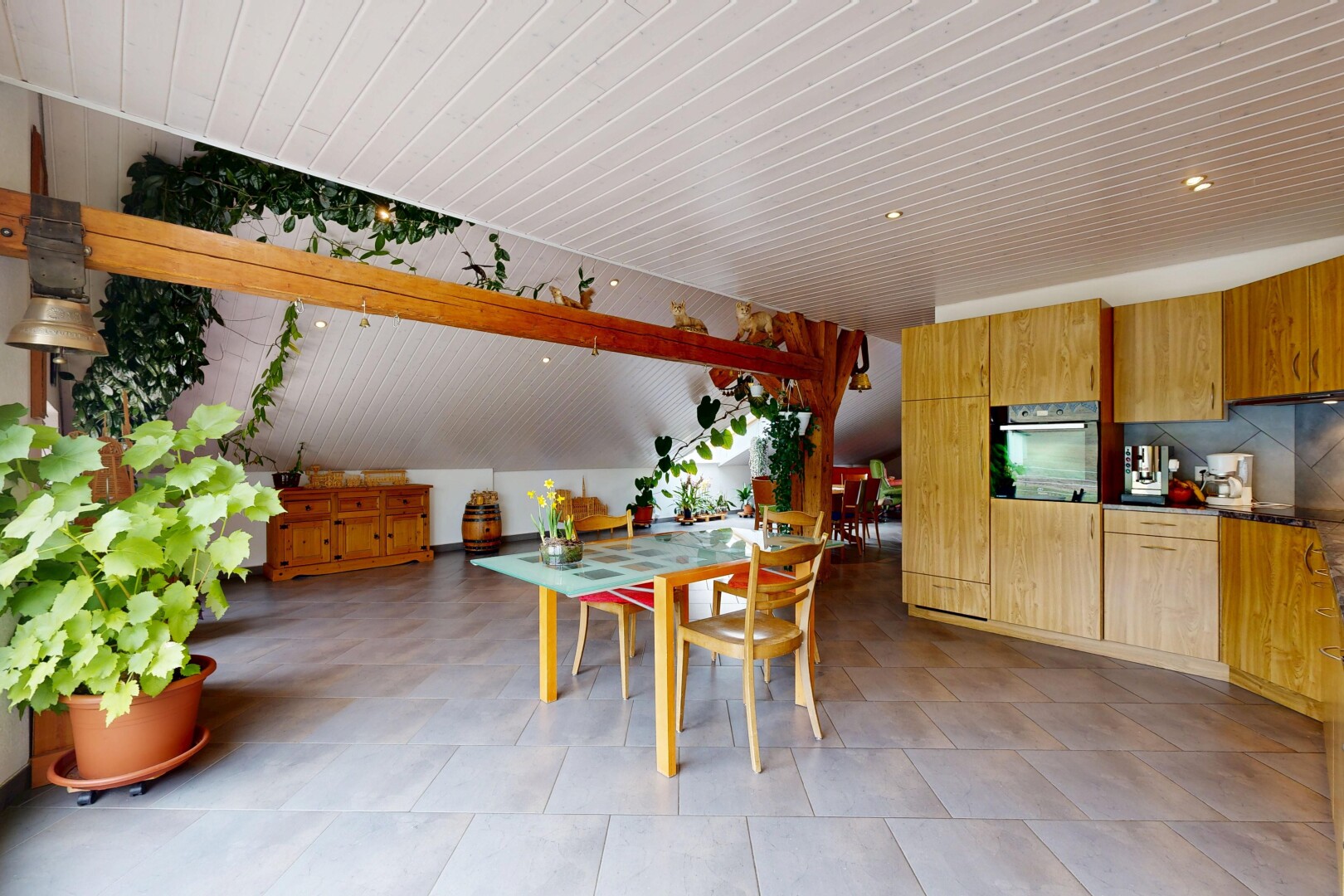 view of dining area