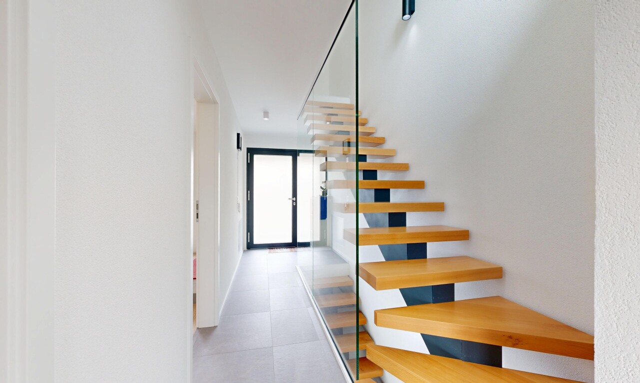 view of stairway