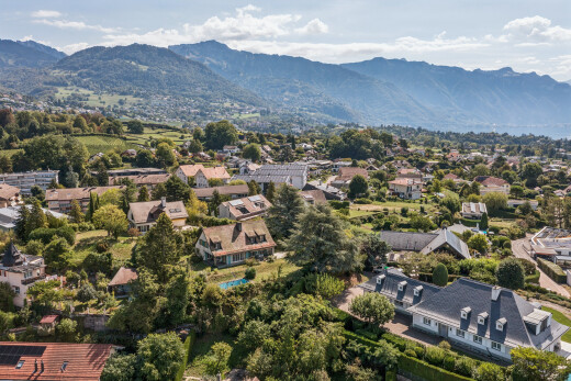 mountain view featuring nearby suburban area