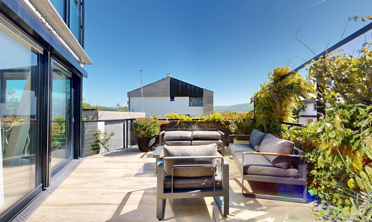 terrasse mit terrasse, from property, day time, und wohnraum im freien