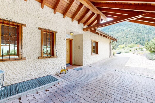 terrasse mit terrasse, waldblick, forest view, und from property