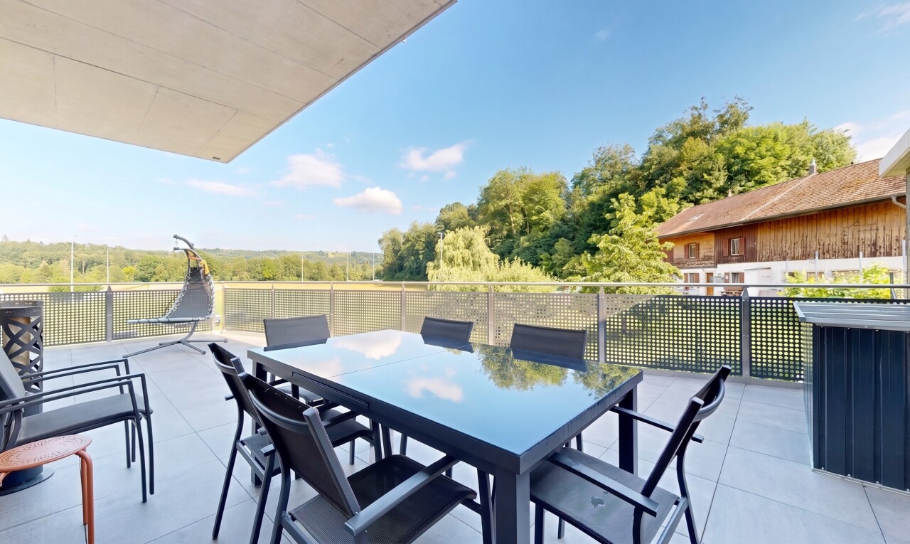 terrasse mit from property, day time, essbereich im freien, und terrasse