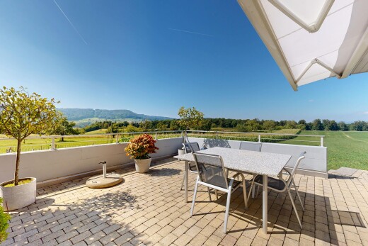 terrasse mit from property, day time, terrasse, und essbereich im freien