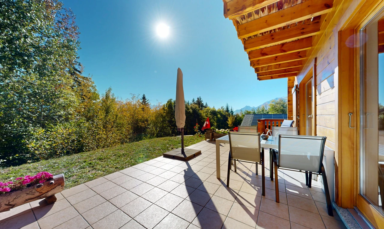 terrace with a patio