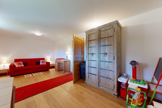 living area featuring light wood-style floors