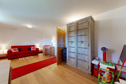 living area featuring light wood-style floors
