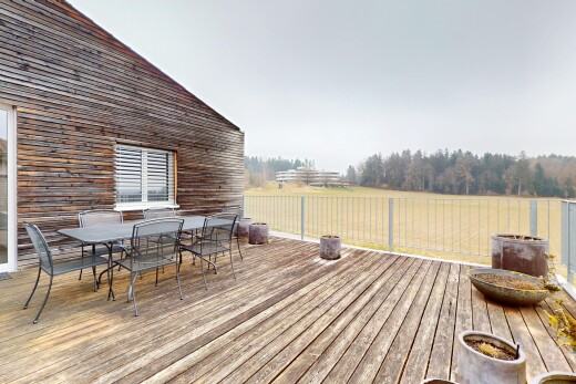 terrasse mit deck