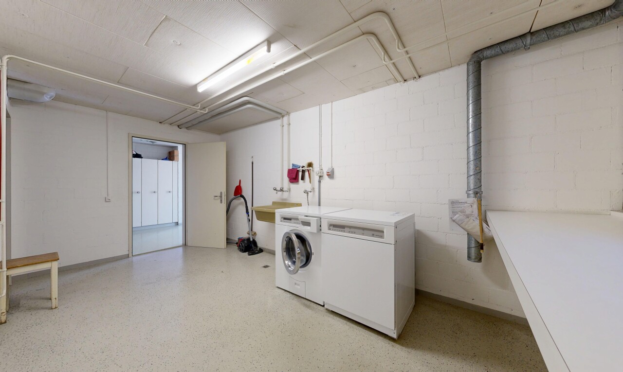 laundry area featuring washer and dryer