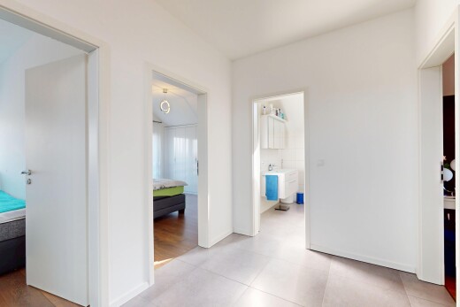 halle / korridor mit gipskartonwand