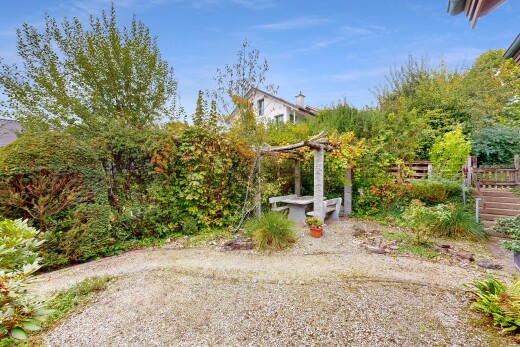 garten mit day time und zaun