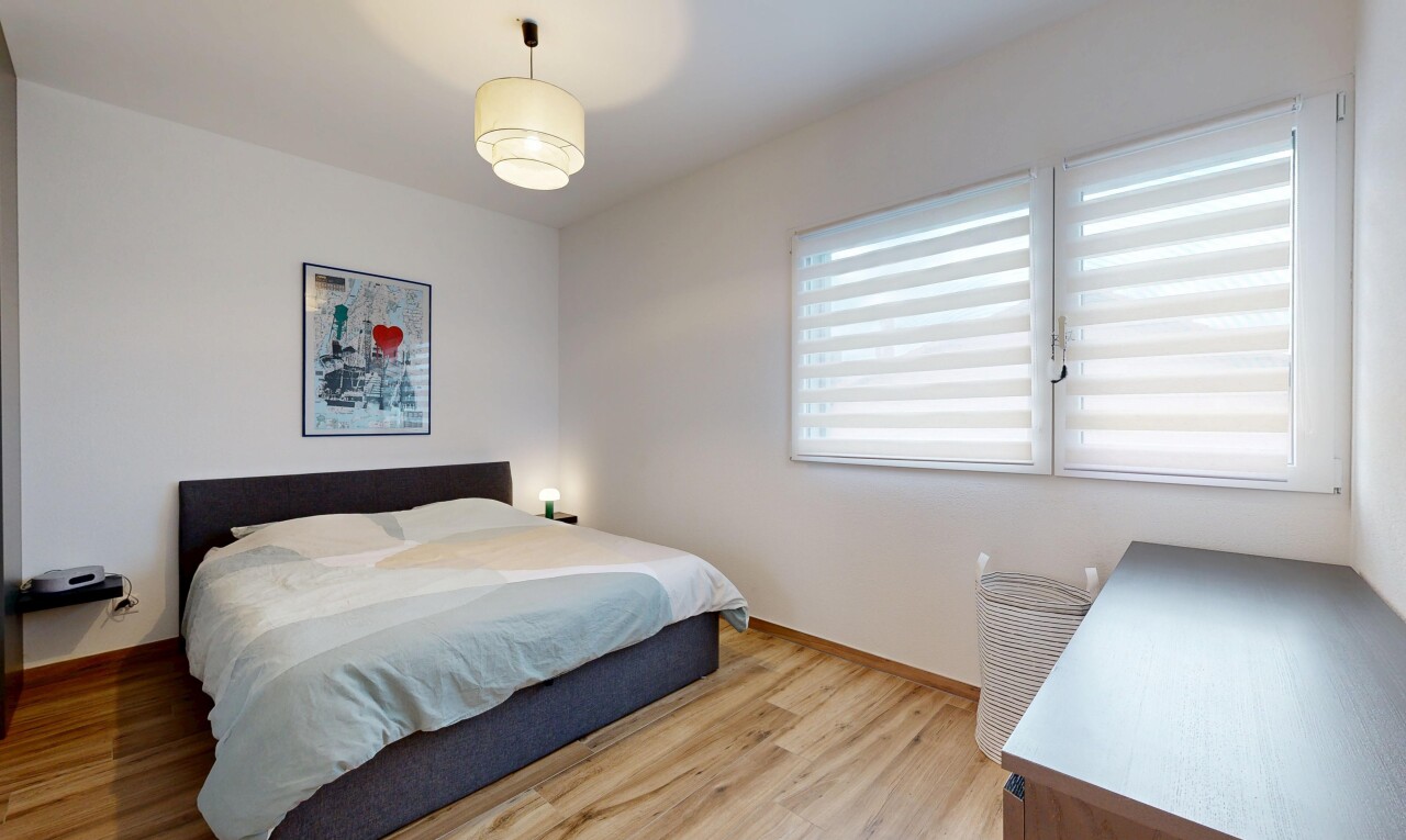 room / bedroom featuring wood finished floors