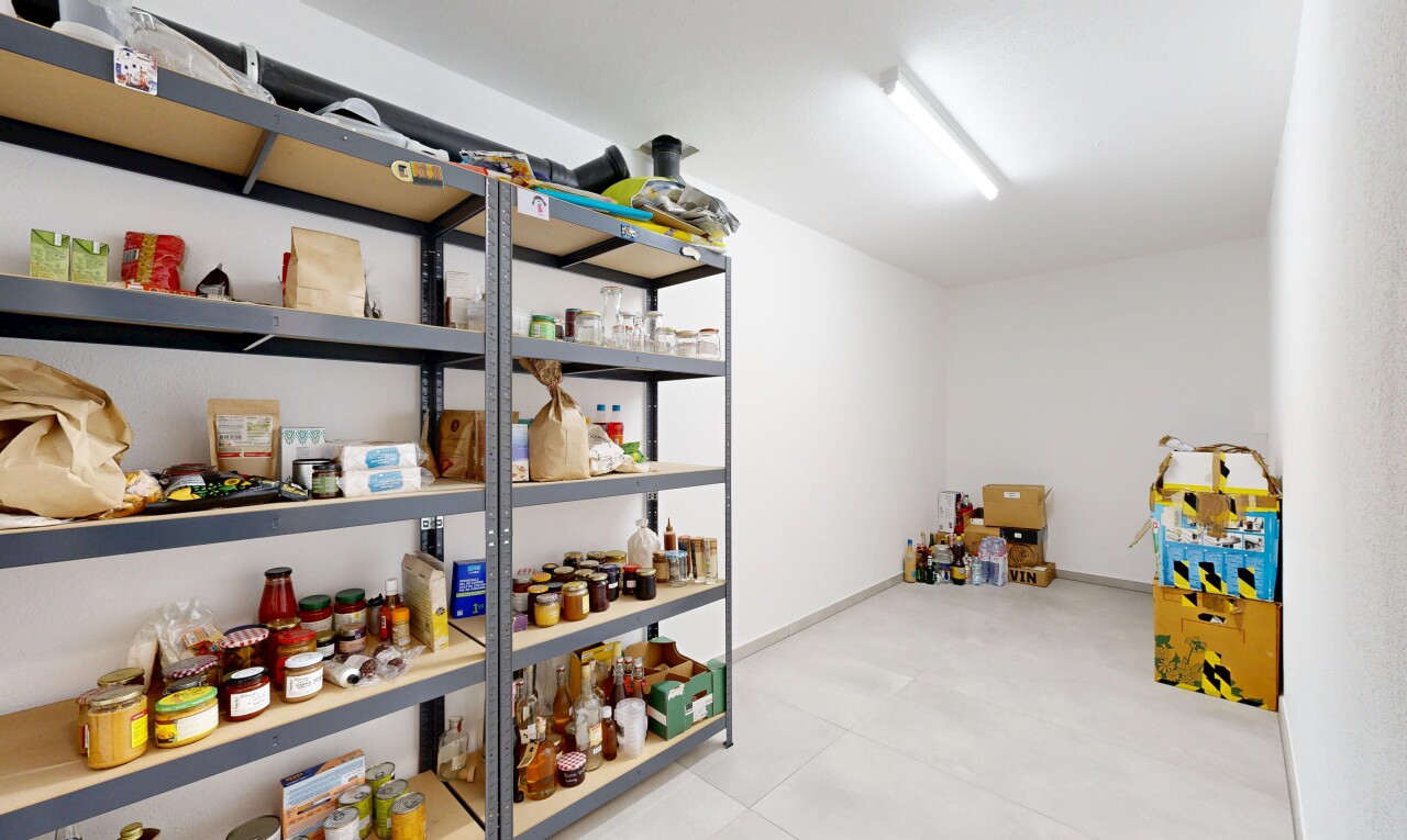 view of storage room