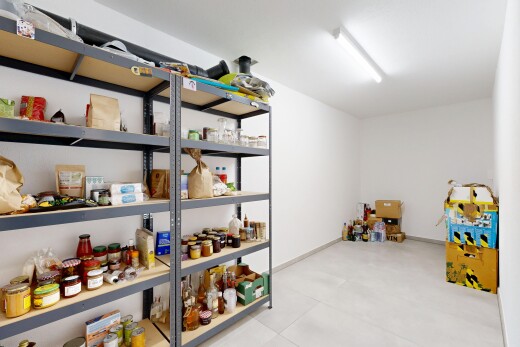 view of storage room