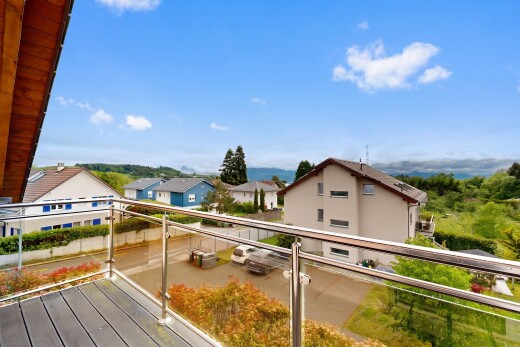 balcony featuring a residential view