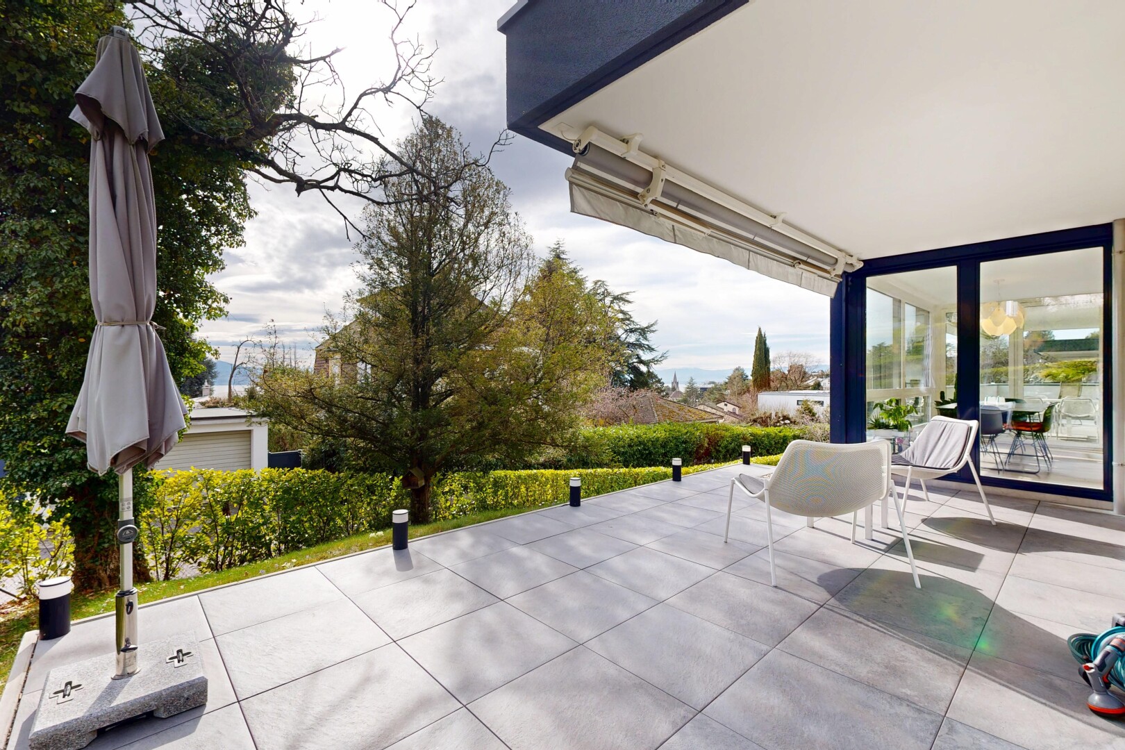 terrace with a patio