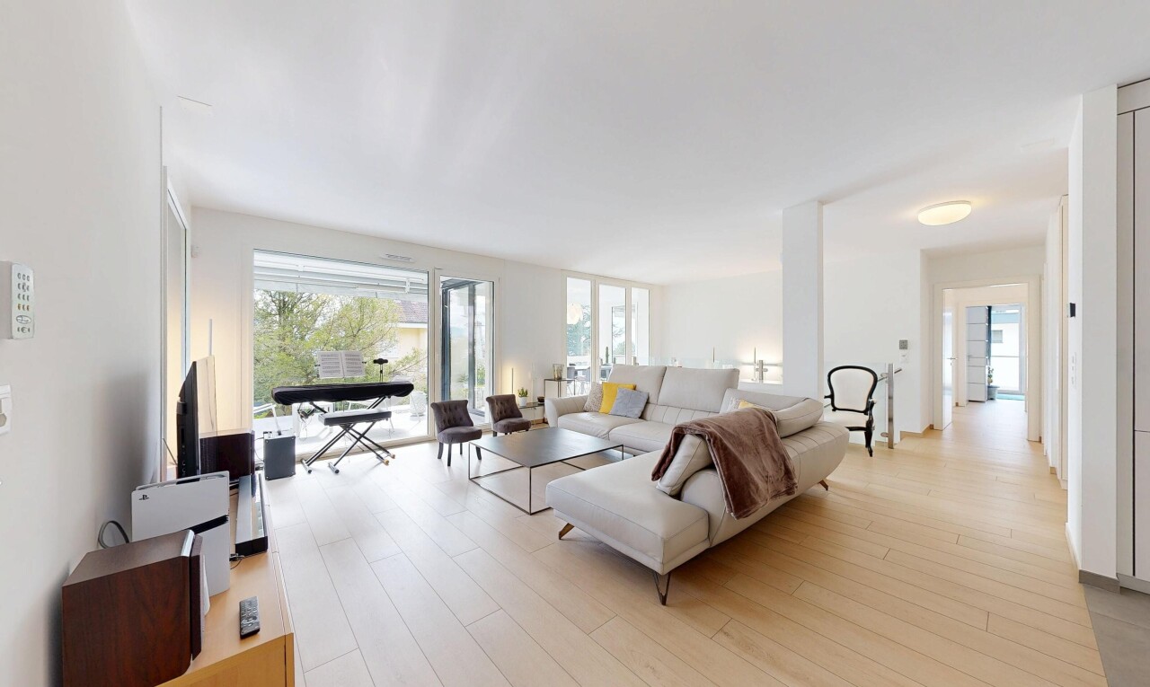 living room featuring light wood finished floors