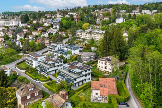 façade avec day time et aerial view