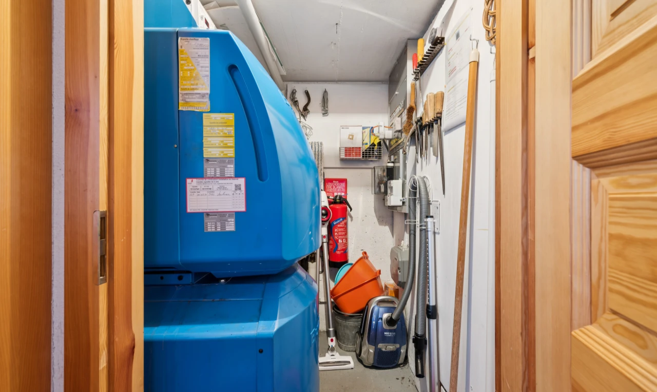 view of storage room