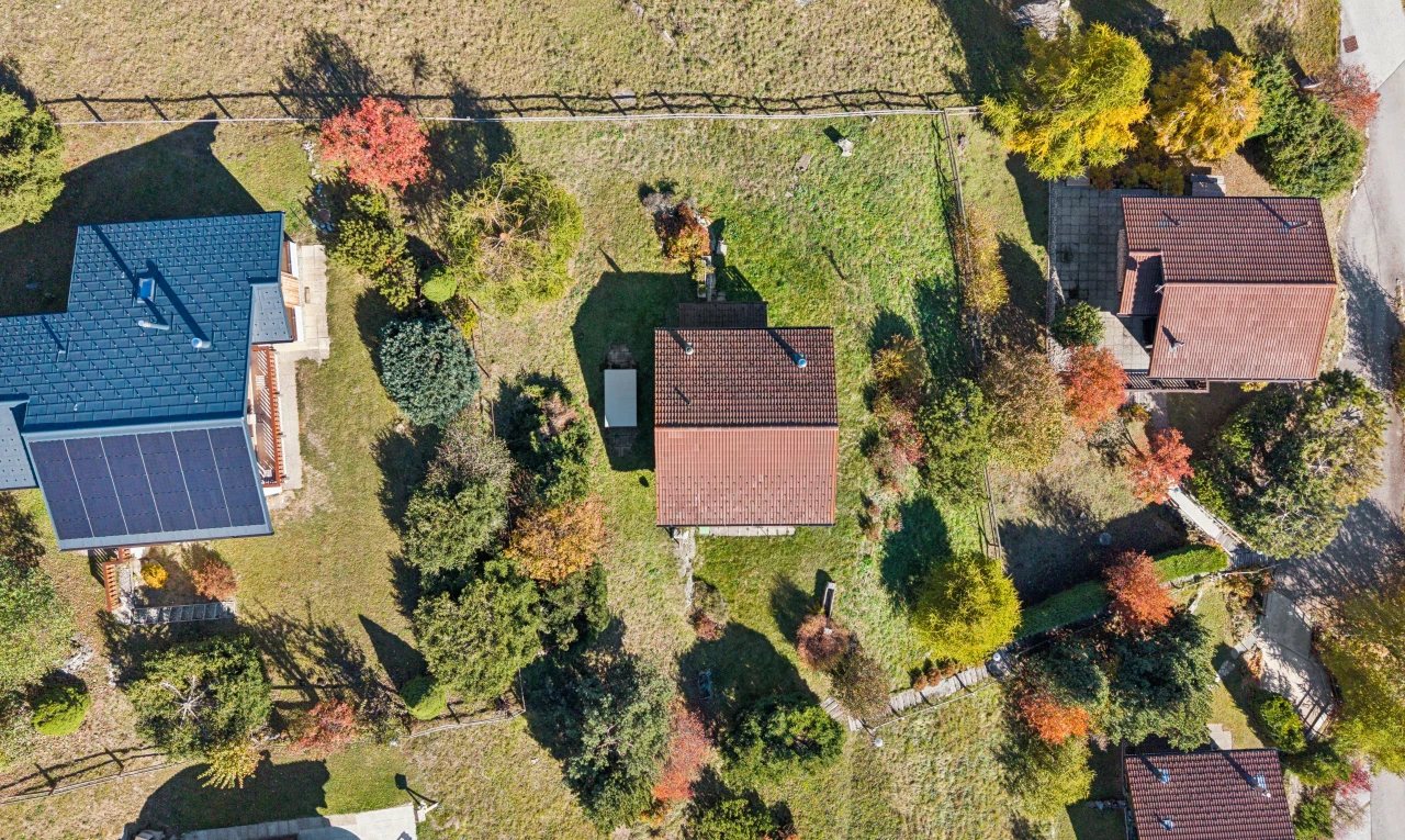 aerial view of property's location