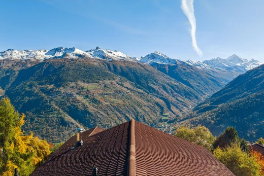 view of mountain background