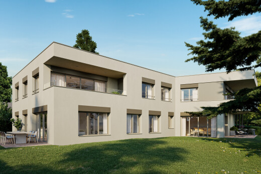 view of home with a patio area, a yard, stucco siding, and outdoor dining area