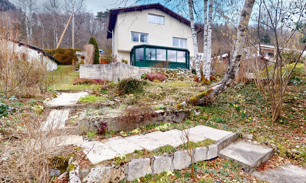 jardin avec véranda