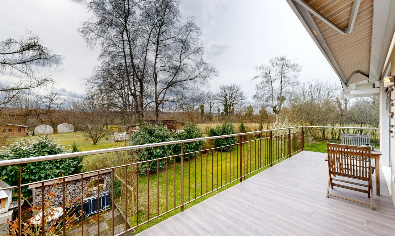 balcon avec from property et overcast