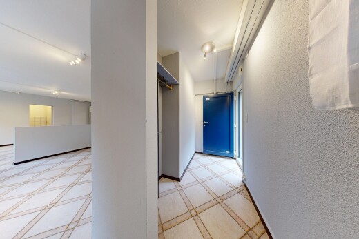 corridor with baseboards