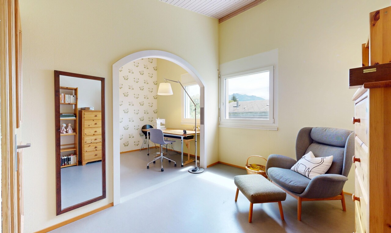 büro mit drywall, gipskartonwand, inside property, baseboards wall, und sockelleisten