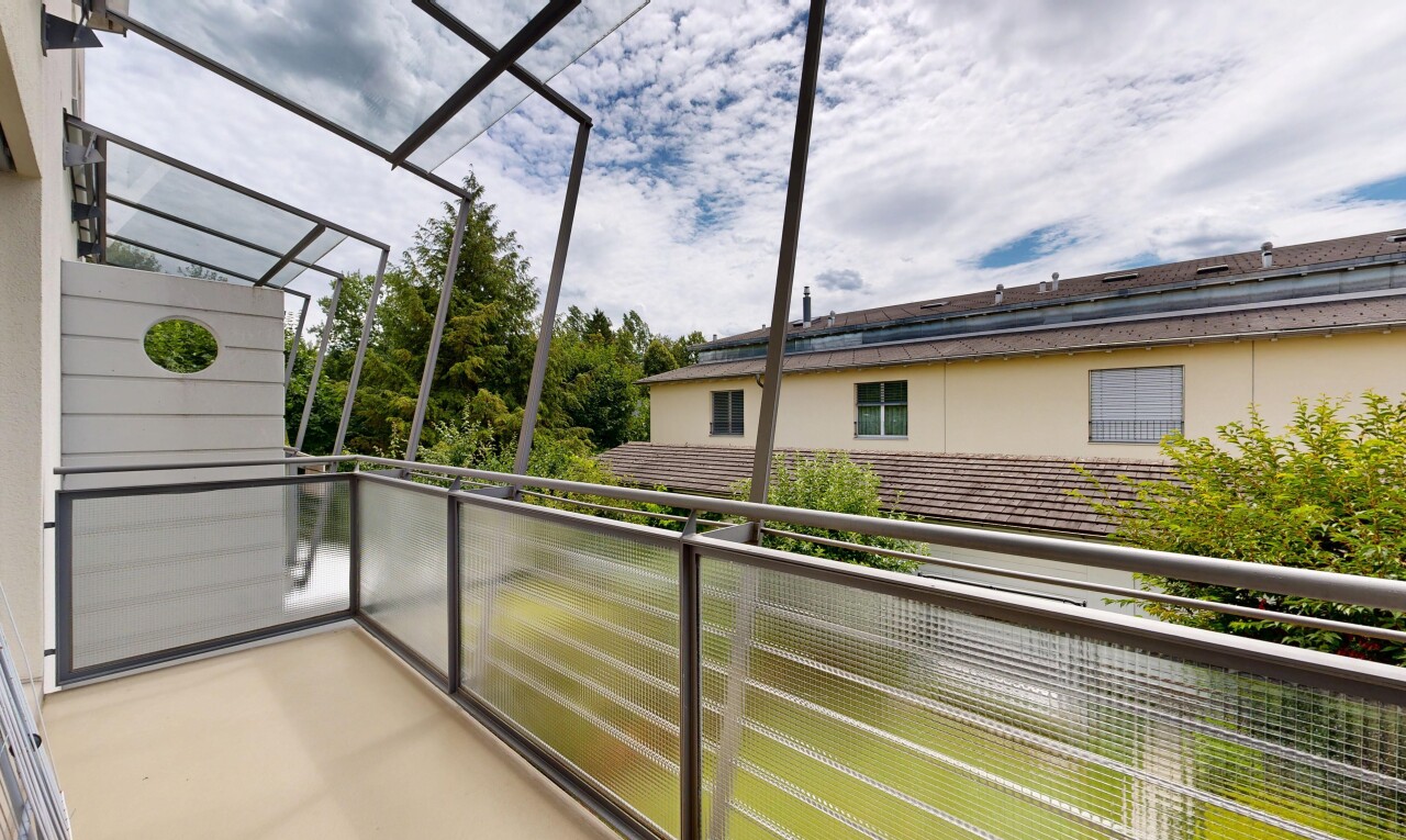 balkon mit balkon, from property, und view focus
