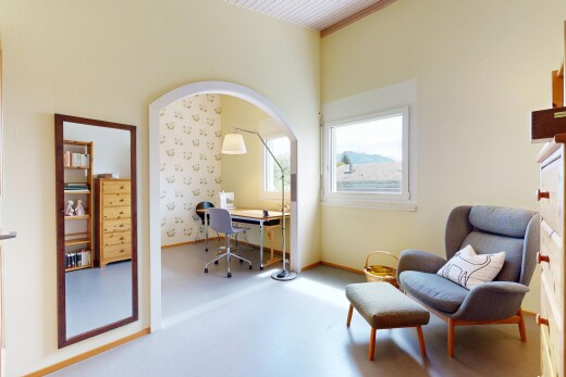 büro mit drywall, gipskartonwand, inside property, baseboards wall, und sockelleisten