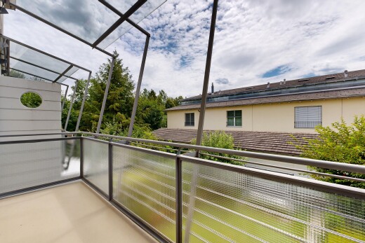 balkon mit balkon, from property, und view focus