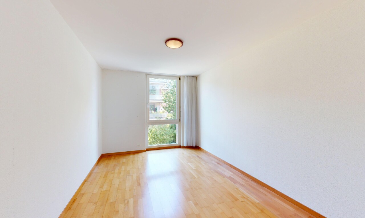 leerer raum mit wood finish floor, holzfußboden, drywall, gipskartonwand, und natürliches licht