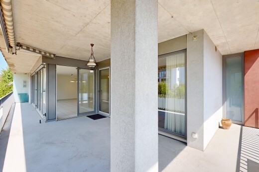 terrace with a balcony