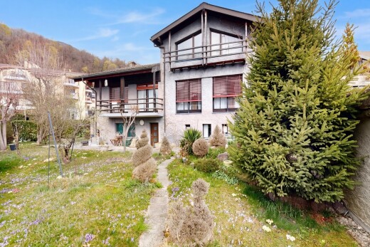 view of home featuring a balcony