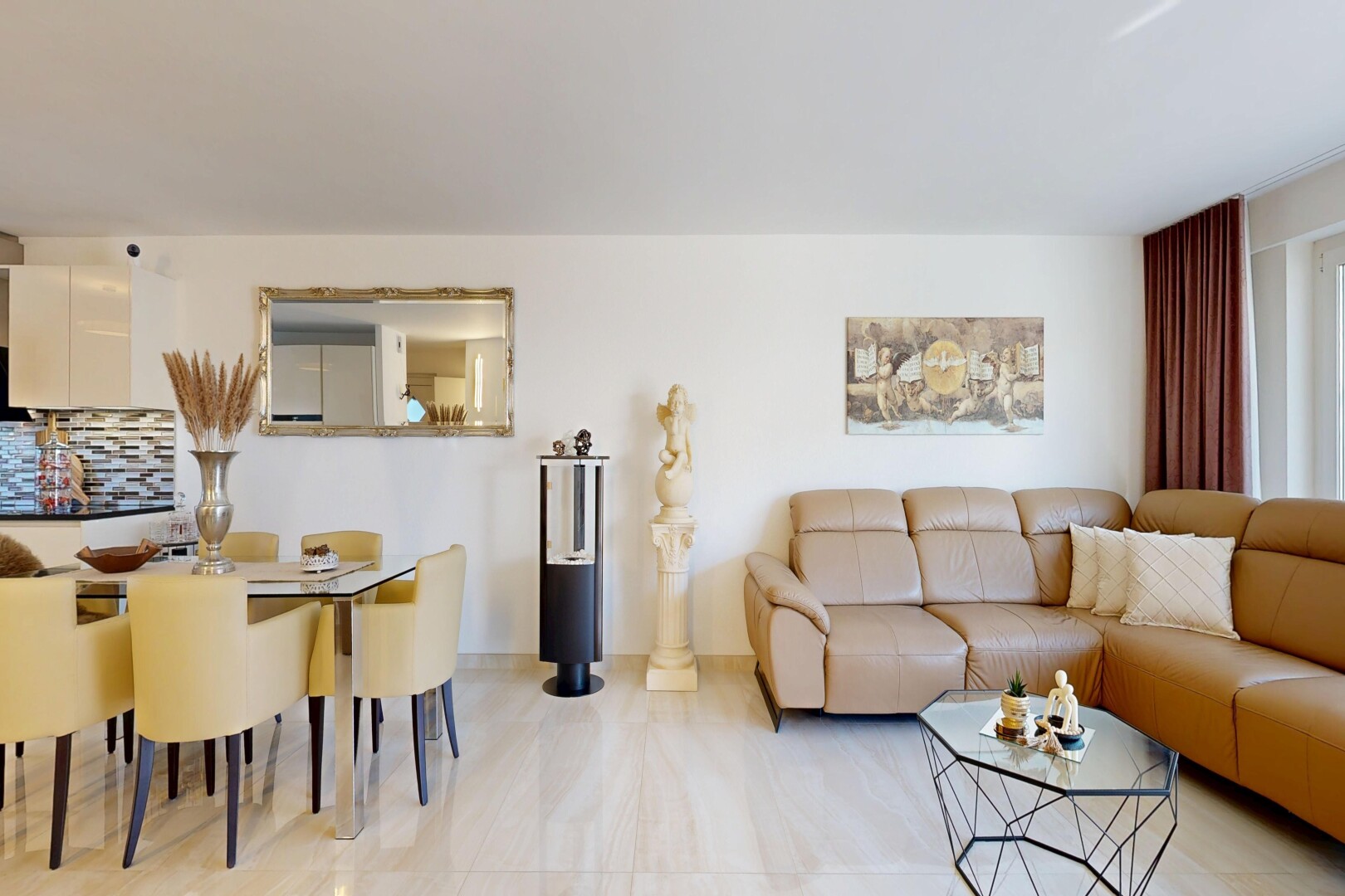 wohn- / esszimmer mit inside property, gipskartonwand, und drywall