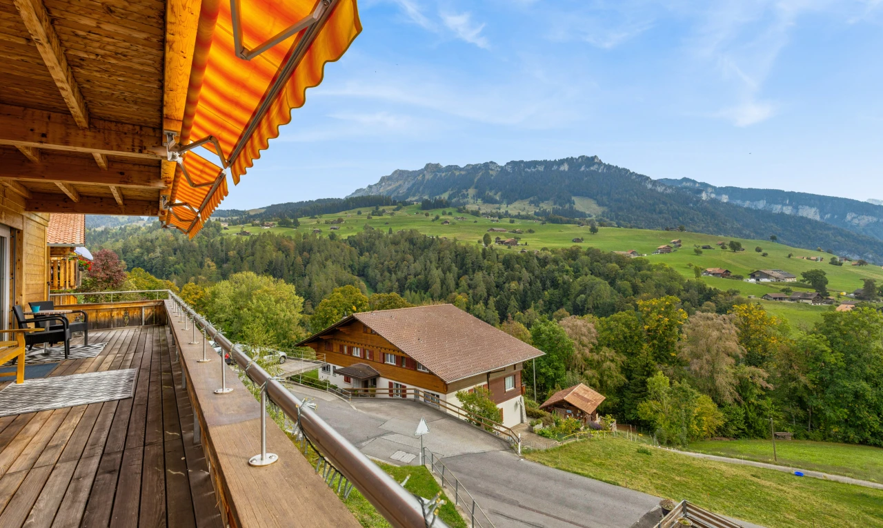 balcon avec view focus, from property, et terrasse