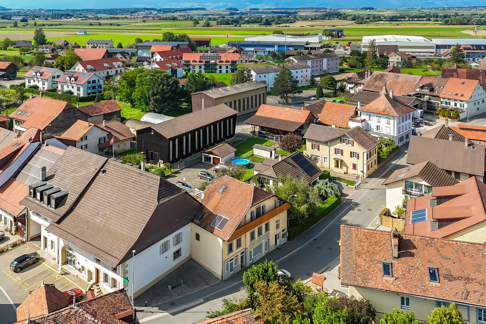 espace extérieur avec vue résidentielle