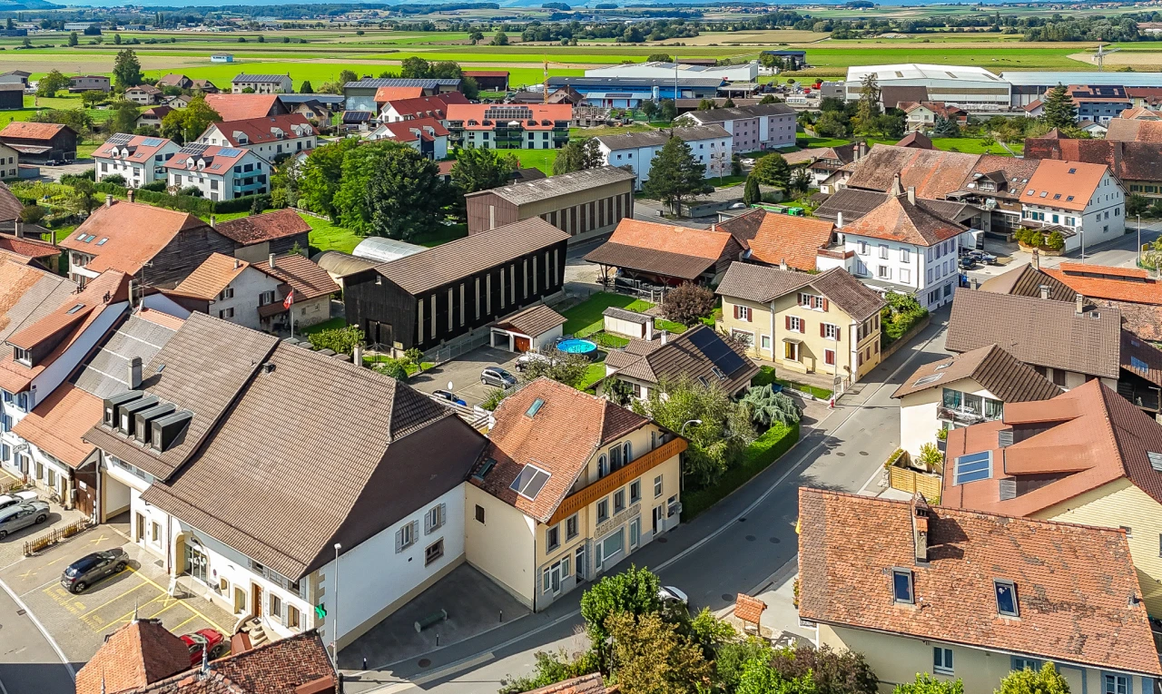 espace extérieur avec vue résidentielle