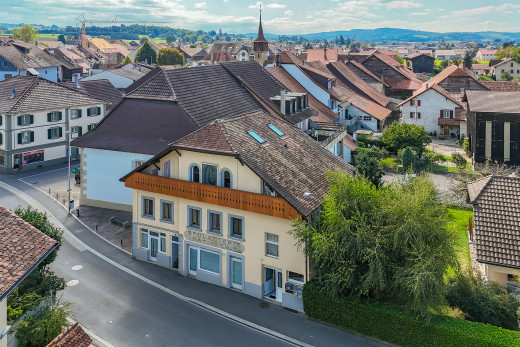 außenansicht mit wohngebietblick