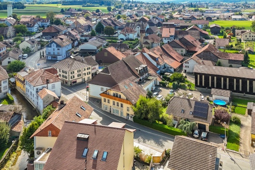 außenansicht mit wohngebietblick