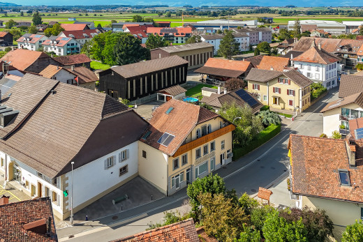außenansicht mit wohngebietblick
