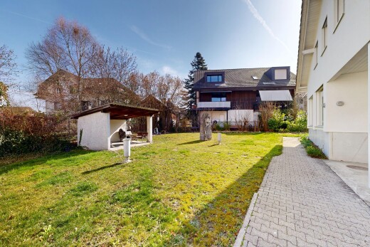 garten mit rasen, day time, from property, und terrasse