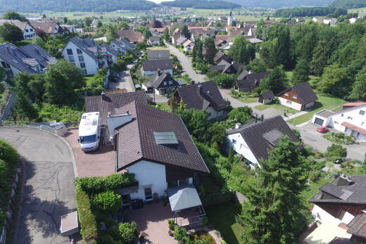 außenansicht mit wohngebietblick, residential view, und terrasse