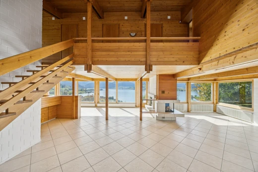treppe mit treppen, hohe decke, high ceiling, seesicht, und water view