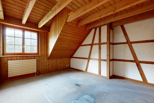 leerer raum mit wood ceiling, holzdecke, kühler, dated wood wall, und wood wall