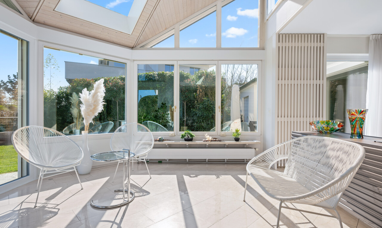 terrasse mit day time und wintergarten