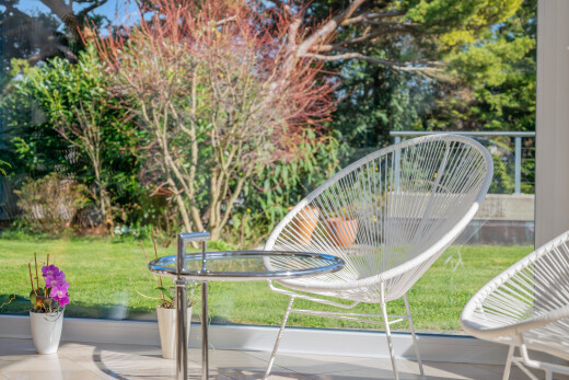 garten mit rasen